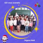 Félicitations de Noël des CE2!